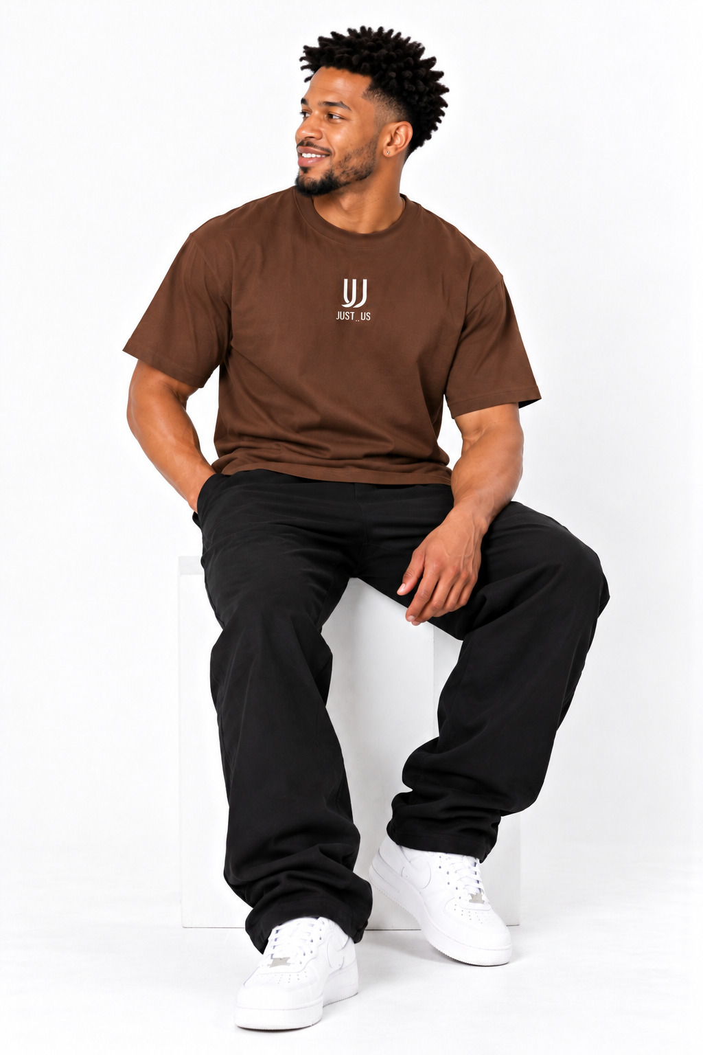 Men’s  Drop Shoulder tShirt– Just.us