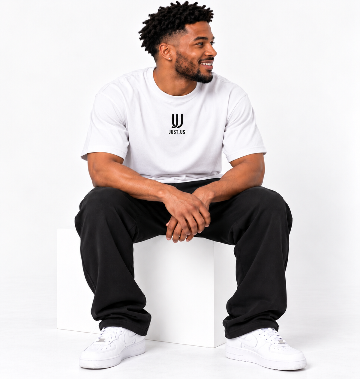 Men’s  Drop Shoulder tShirt– Just.us