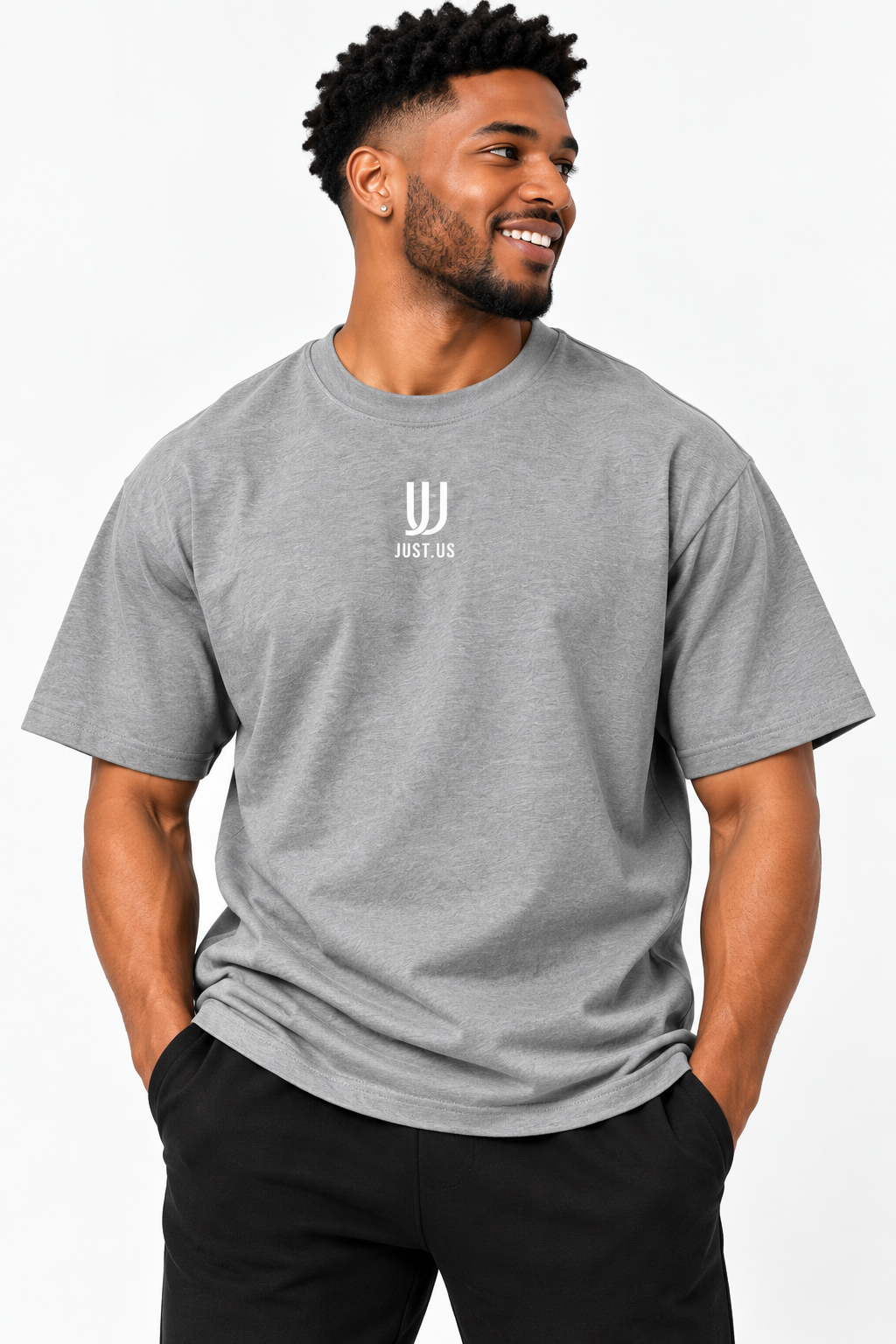 Men’s  Drop Shoulder tShirt– Just.us