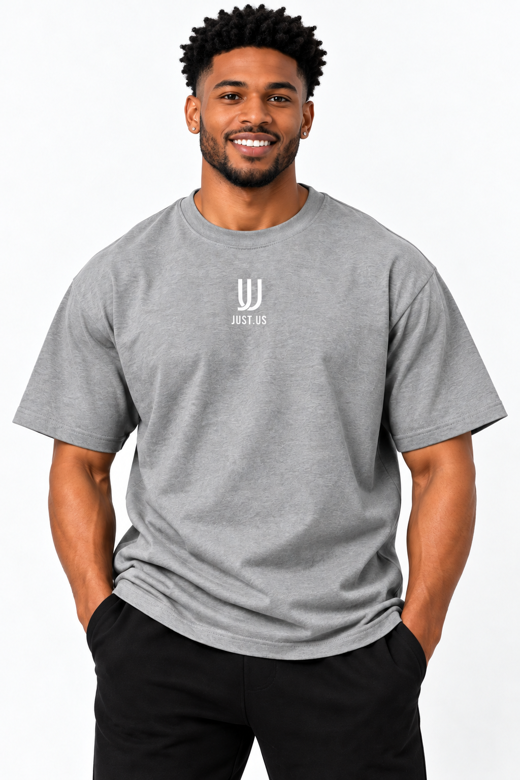 Men’s  Drop Shoulder tShirt– Just.us