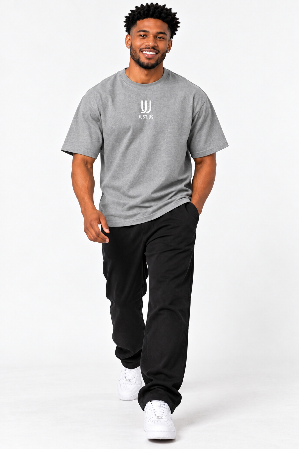 Men’s  Drop Shoulder tShirt– Just.us