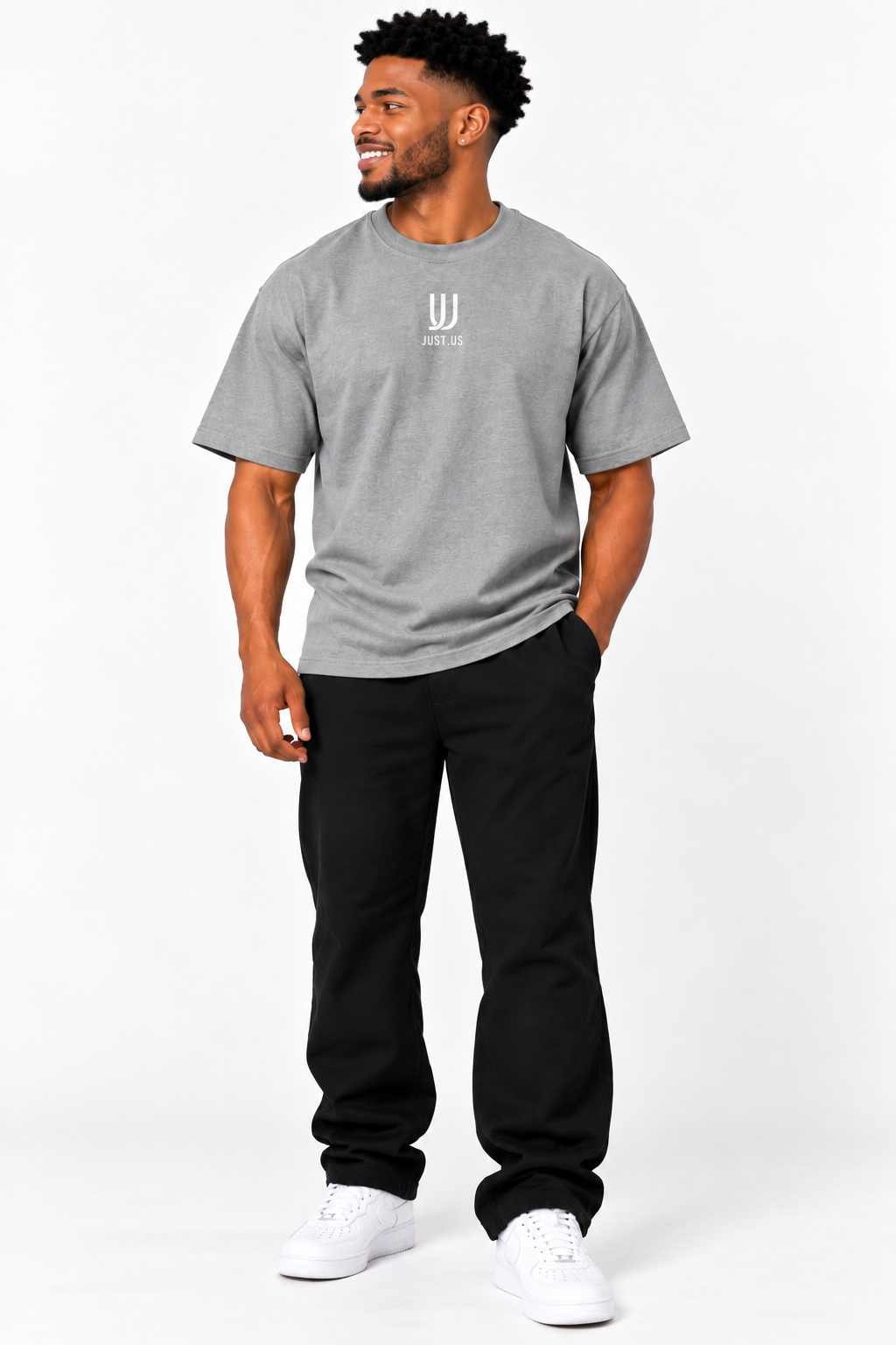 Men’s  Drop Shoulder tShirt– Just.us