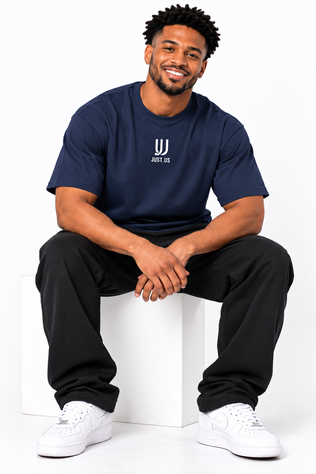 Men’s  Drop Shoulder tShirt– Just.us
