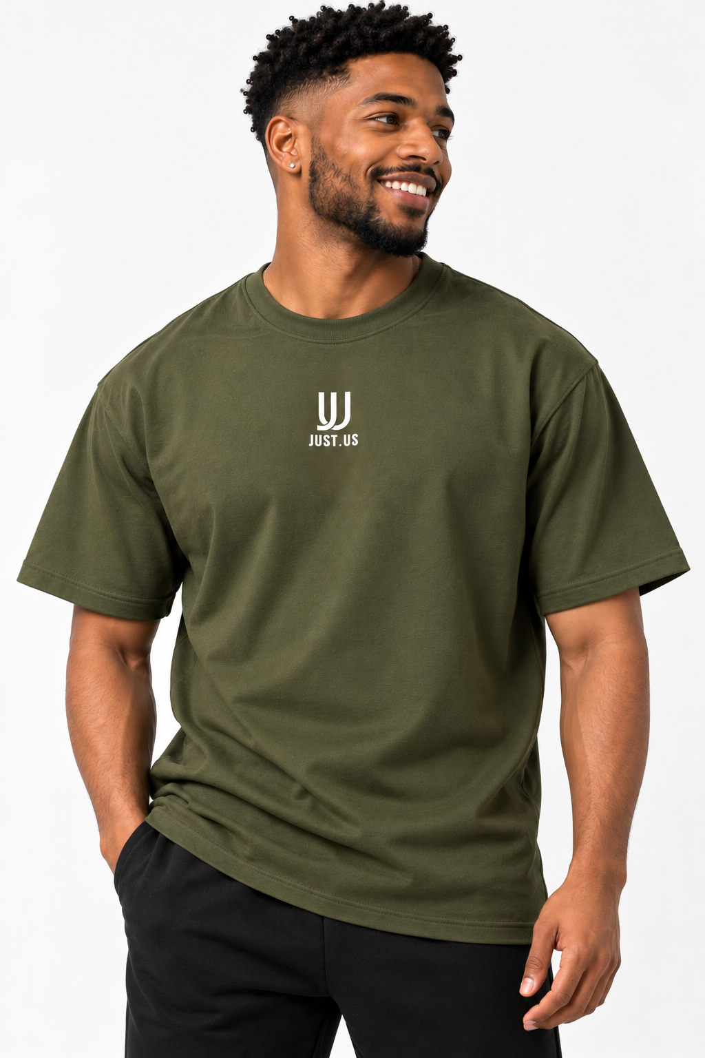 Men’s  Drop Shoulder tShirt– Just.us