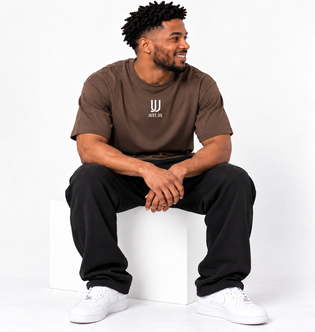 Men’s  Drop Shoulder tShirt– Just.us